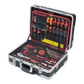 Müllner Alu-Werkzeugkoffer TC18RS 147-teilig mit Laufrollen Produktbild